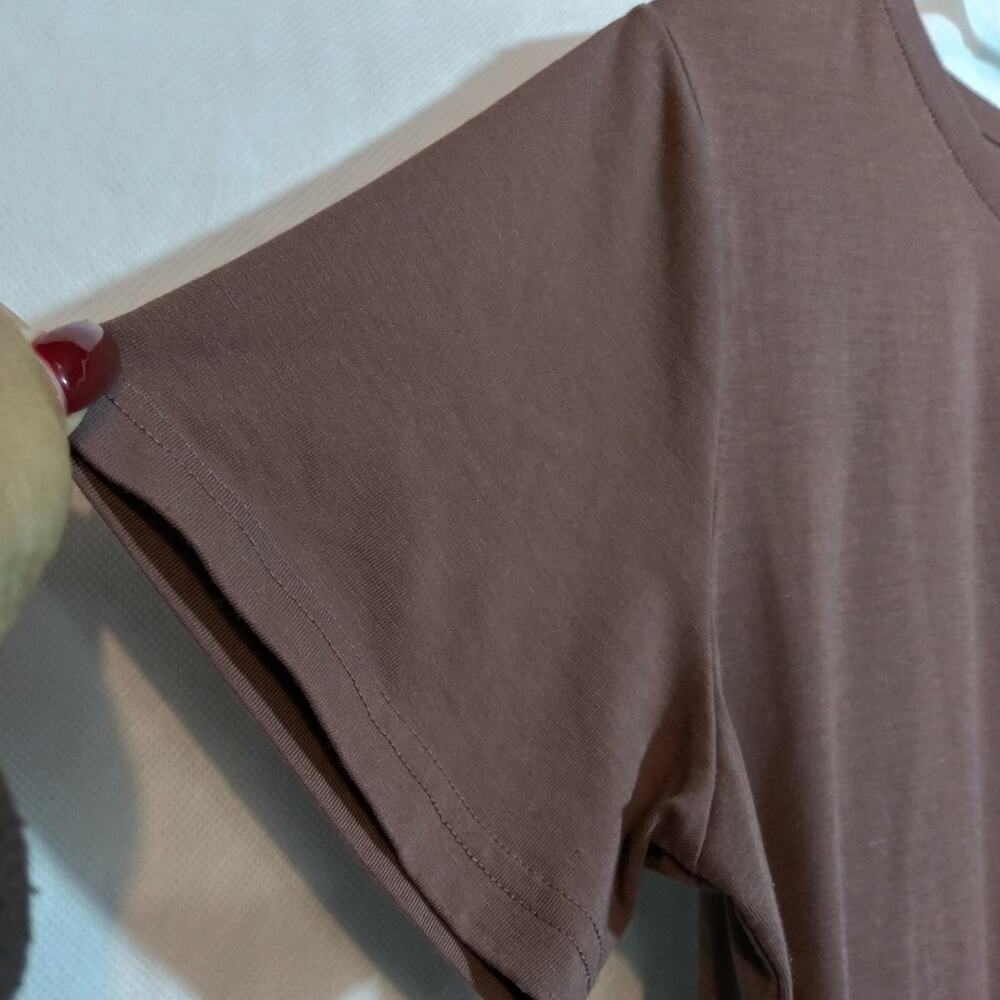 Belong Brown Women's Core Traverse Tek Tee Outdoors Size L - Picture 3 of 6